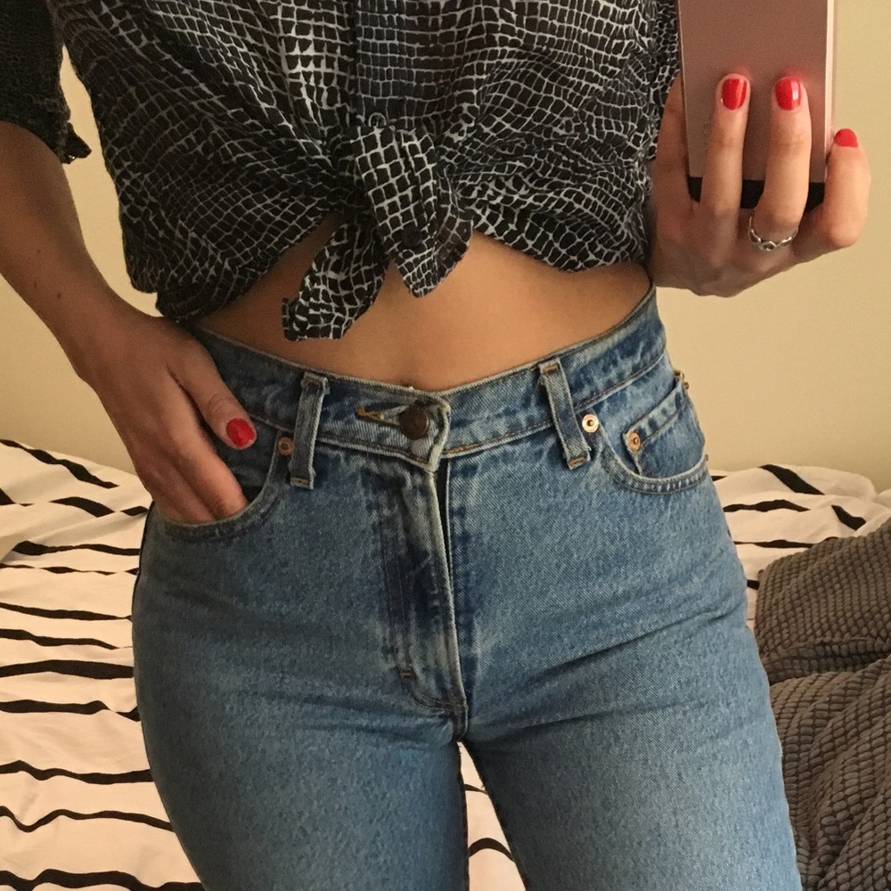 Vintage Jordache High-Waisted Light Wash Jeans